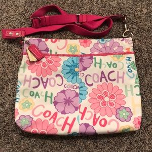 Coach poppy flower bag